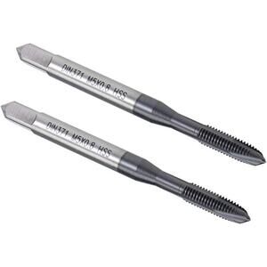 uxcell M5 x 0.8 Spiral Point Threading Tap Set - 2pcs